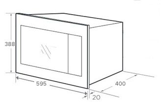 Микроволновая печь MWR 925 SSA VA INTERLINE