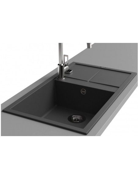 Мойка искусственный камень Elleci UNICO 125 TITANIUM 73