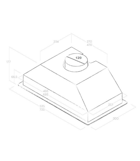 Вытяжка CT17 C IX/A/72 Elica