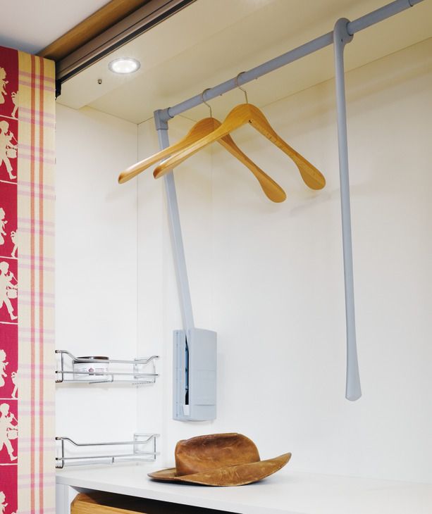 Гардеробний ліфт-пантограф 600-1000 мм сірий Hafele