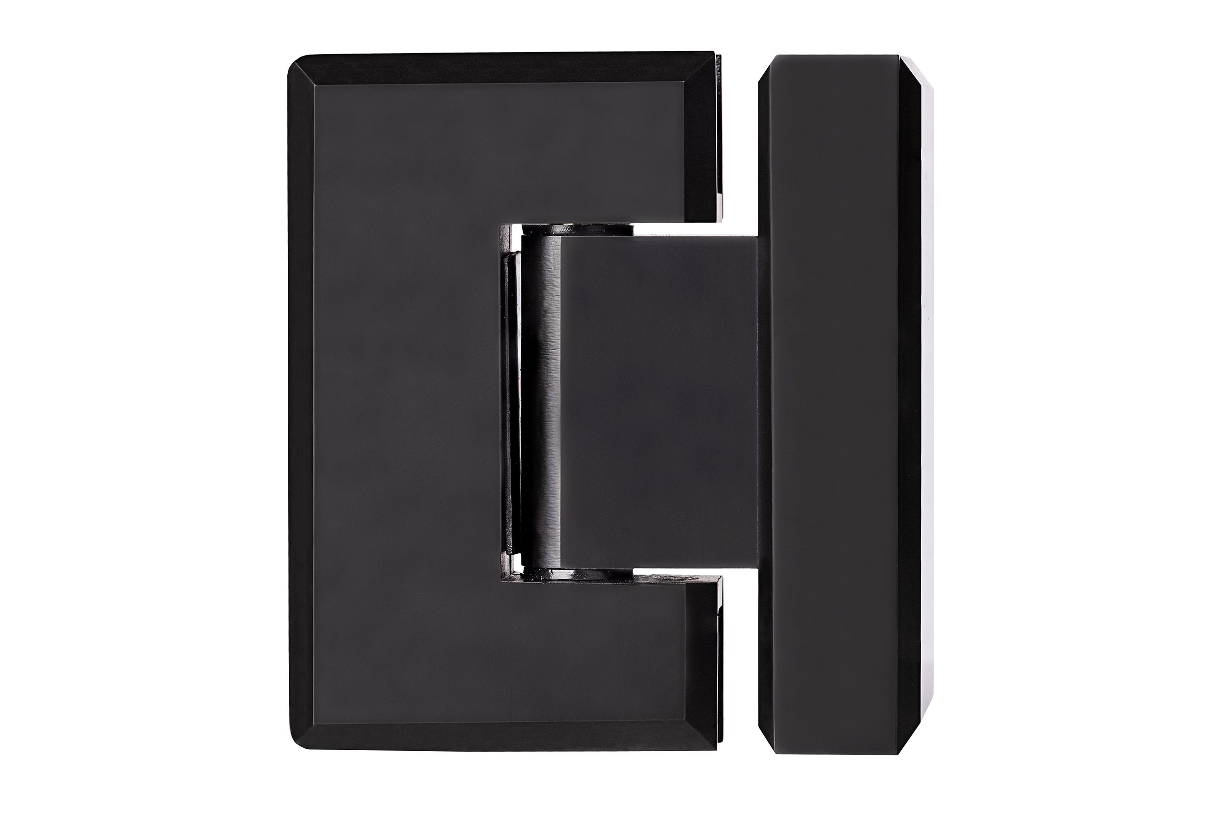 Петля 90* стекло-стекло GIFF Glass 304 SUS304 черный матовый