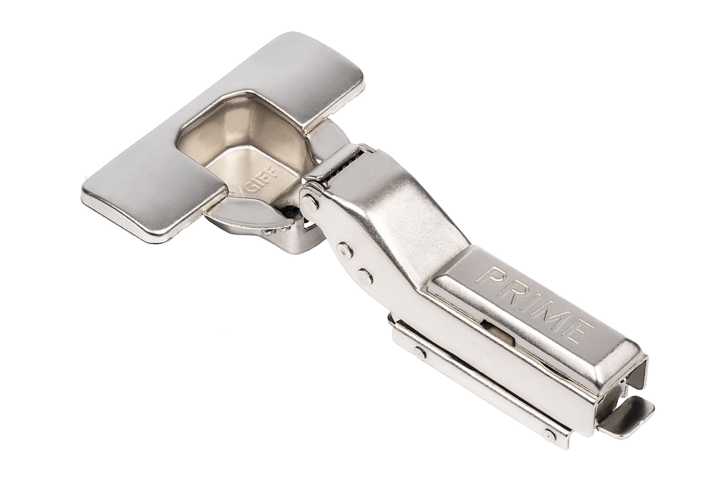 Петля полунакладная c доводчиком Line-3D Clip-on GIFF PRIME d=35 H=0 никель