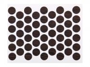 Заглушка конфирмата самоклеющаяся Weiss d=14 бук шоколадный (50 шт) (7104)