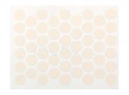 Заглушка конфирмата самоклеющаяся Weiss d=14 крем глянец (50 шт) (1951)