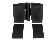 Петля скло-скло GIFF Glass Premio FERRARA чорний матовий