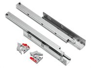 Напрямна прихованого монтажу повного висування з дотягувачем WP Clip HAFELE (19 мм) L=550 (433.10.557)