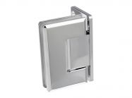 Петля 90° цинк. сплав стіна-скло зі зміщенням GIFF 305Zn полірований хром