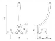 Гачок GIFF WP5903 золото