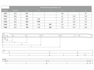 Напрямна роликова ALVA L=300 білий