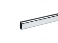 Труба овальная GIFF 30х15 L=3000 хром 