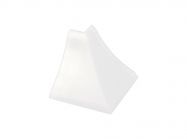 Уголок к плинтусу кухонному Белый внешний