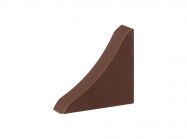 Заглушка к плинтусу кухонному Темно-коричневая