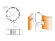 Кільце до опори d=60 Mesan чорний