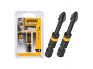 Набір біт IMPACT TORSION PH2, ударна L=50 мм (DeWALT)(2 ед.) (DT70532Т)