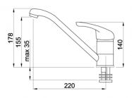 Смеситель Elleci Minerva Cromato
