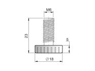 Опора з регулюванням внутрішня GIFF М6