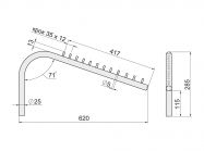 R-37/12 Вешалка GIFF хром