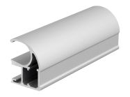 Вертикальний відкритий профіль Slider Premium (срібло) L=5200