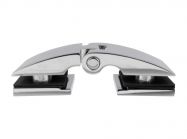 Петля стекло-стекло GIFF Glass Premio FERRARA полированный хром