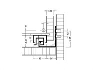 Напрямна прихованого монтажу повного висування з дотягувачем WP Clip HAFELE (19 мм) L=550 (433.10.557)