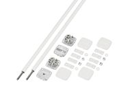 Выравнивающая система PLANOFIT цвет белый 2650 мм, Hafele (2 полных комплекта)