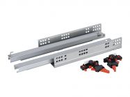 Напрямні прихованого монтажу повного висування з відштовхувачем Clip 3D GIFF PRIME (19 мм) L=450