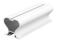 Профіль вертикальний закритий з пазом під щітку Slider Castle білий матовий L=5300