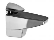 Кріплення для скляної полиці GIFF Сamelar L= 75 H=60 хром