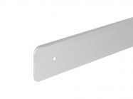 Заглушка стільниці торцева ліва U-закруглена GIFF 38х600 алюміній