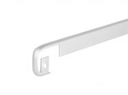 Стиковка стільниці пряма U-закруглена GIFF 28х600 алюміній