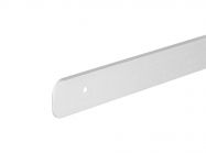 Заглушка стільниці торцева ліва U-закруглена GIFF 28х600 алюміній