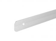 Заглушка стільниці торцева права U-закруглена GIFF 28х600 алюміній