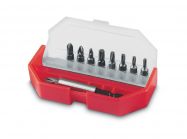 Набір біт STANLEY Ph 2, Pz 1, 2, 3 - Torx T10, T15, T20, T25, T30 + тримач (10 од.) (1-68-724)