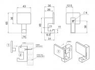 Крючок Virno Style 0103 черный матовый