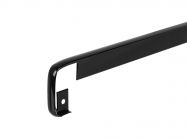 Стиковка стільниці пряма U-закруглена UA 38х600 R-6 мм чорний