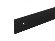 Заглушка столешницы торцевая правая U-закругленная UA 38х600 R-3 мм черный