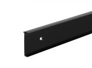 Стиковка стільниці кутова U-закруглена UA 38х600 R-3 мм чорний