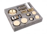 Комплект РС GIFF 30*10 з подвійною напрямною нерж. 304 золото