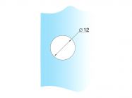 Ручка квадратная GIFF 270 золото