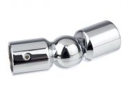 З'єднувач цинковий сплав труба-труба 19 мм поворотний GIFF 828Zn полірований хром