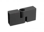 З'єднувач з регулюванням труба-труба 30x10 GIFF чорний матовий