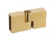 З'єднувач з регулюванням труба-труба 30x10 GIFF золото