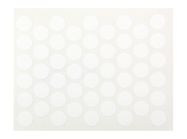 Заглушка конфирмата самоклеющаяся Weiss d=14 белый матовый (50 шт) (1120)