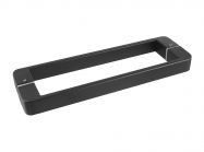 Ручка-тримач для рушника 300x30x10 GIFF чорний матовий