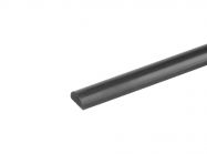 Поріг 5х10 мм GIFF L=2000 мм чорний