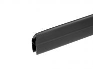 Ущільнювач магнітний 90°-180° 8 мм GIFF 210 L=2500 мм чорний непрозорий (комплект 2 шт)