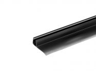 Уплотнитель 90° 8 мм стекло-стекло GIFF 214 L=2500 мм черный непрозрачный