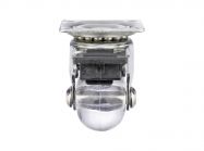 Ролик з площадкою і гальмом GIFF Roller d=35 прозорий