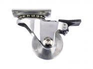 Ролик з площадкою і гальмом GIFF Roller d=35 прозорий