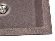 Мийка штучний камінь Solid ГРОСС 600х520 граніт (без отвору під змішувач)